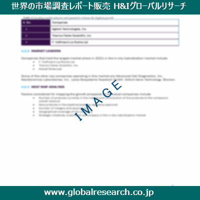 市場調査レポートのイメージ