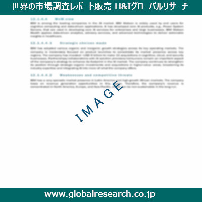 市場調査レポートのイメージ