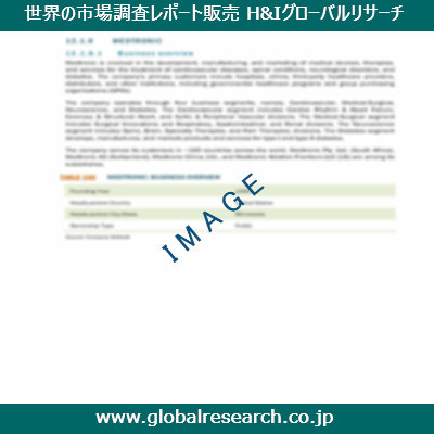 市場調査レポートのイメージ