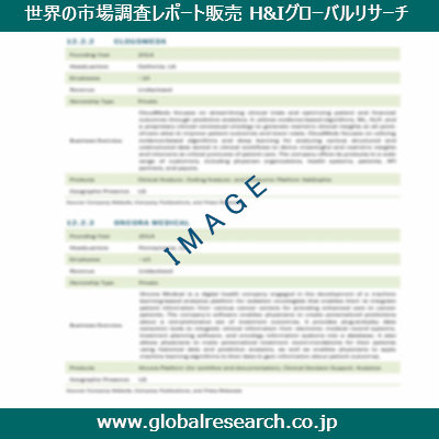 市場調査レポートのイメージ