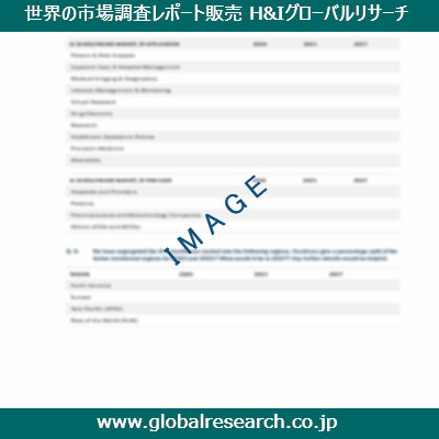 市場調査レポートのイメージ