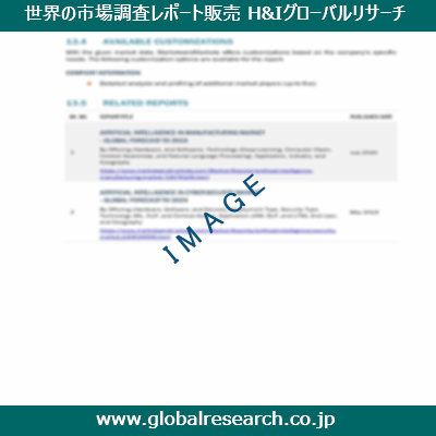 市場調査レポートのイメージ