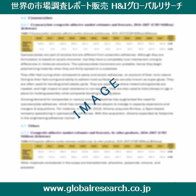 市場調査レポートのイメージ