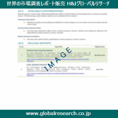 市場調査レポートのイメージ
