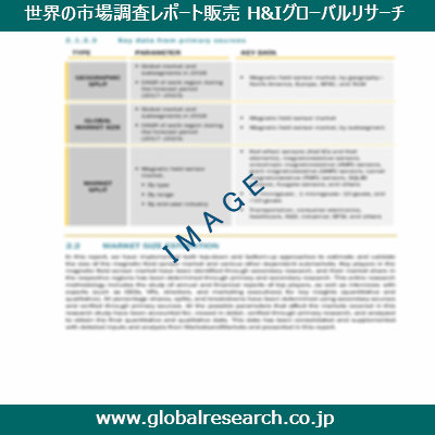 市場調査レポートのイメージ