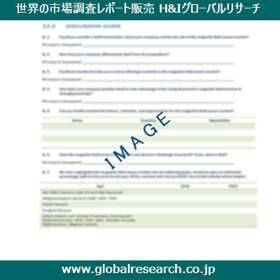 市場調査レポートのイメージ