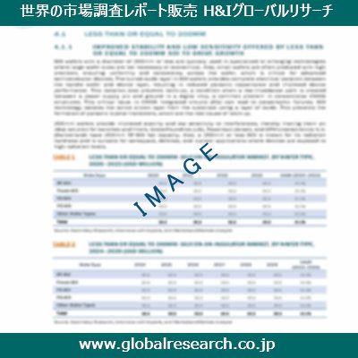 市場調査レポートのイメージ