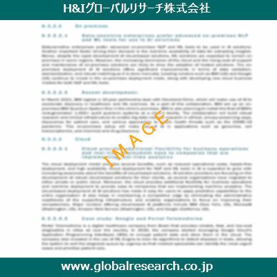 市場調査レポートのイメージ