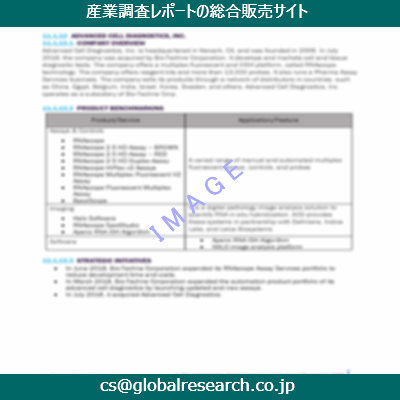 市場調査資料のイメージ