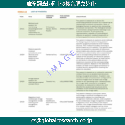 市場調査資料のイメージ