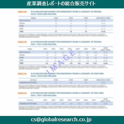 市場調査資料のイメージ