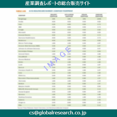 市場調査資料のイメージ