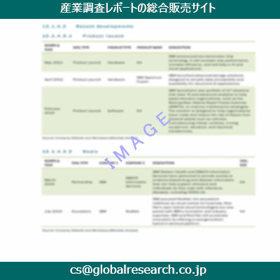 市場調査資料のイメージ