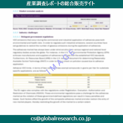 市場調査資料のイメージ
