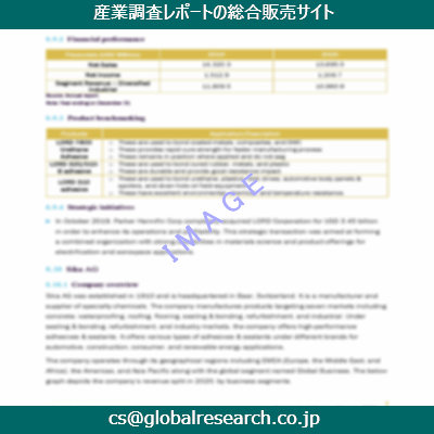 市場調査資料のイメージ